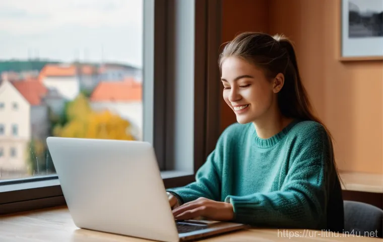 리투아니아 물가 수준 - **Prompt 1: Urban Living and Apartment Search**
    A bright, cheerful young woman (around 20-25 yea...