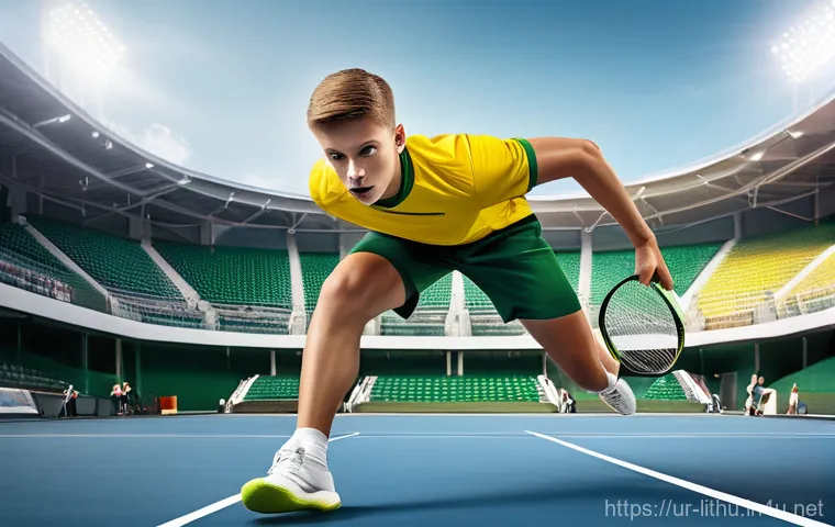 리투아니아 스포츠 인기 종목 - A lively and encouraging scene illustrating the growing popularity of football among youth in Lithua...